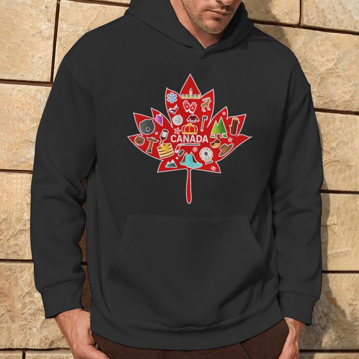 Canada Maple Travel Canadian Elements Kapuzenpullover Lebensstil