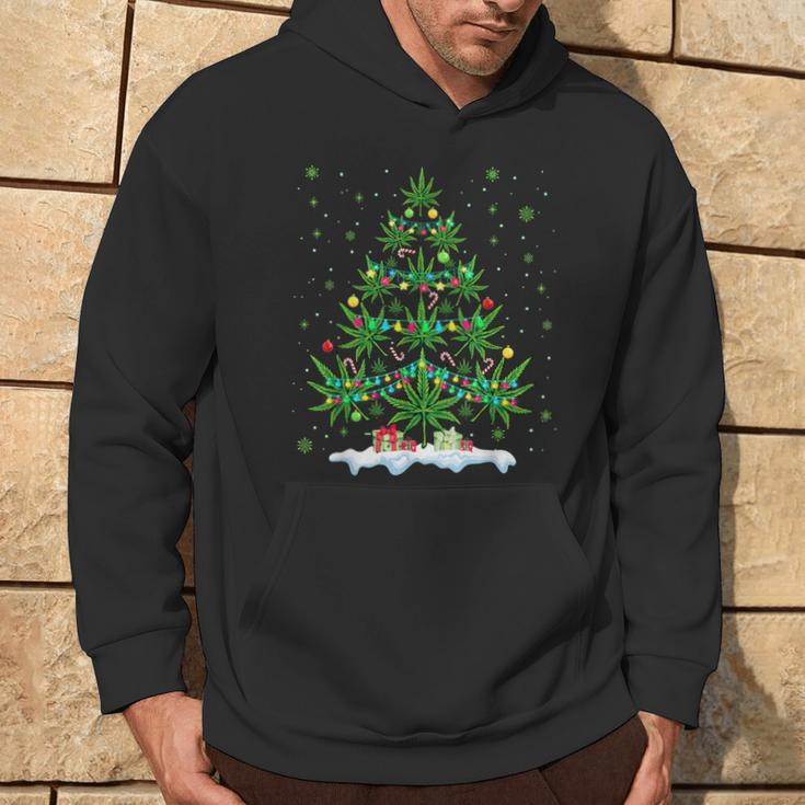 Cannabis Christmas Tree Marijuana Kapuzenpullover Lebensstil