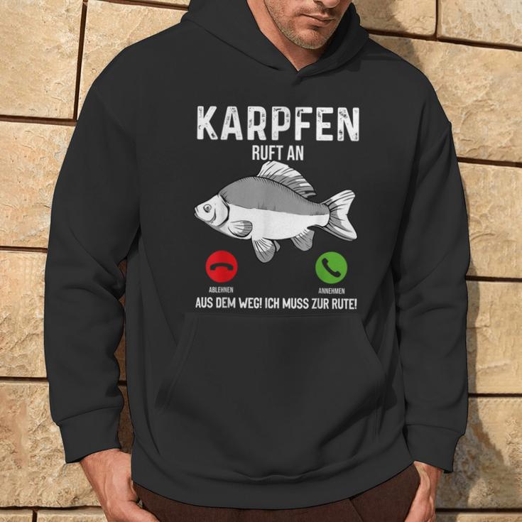 Carp Fishing I Saying Angler Dad Carp Fishing Kapuzenpullover Lebensstil