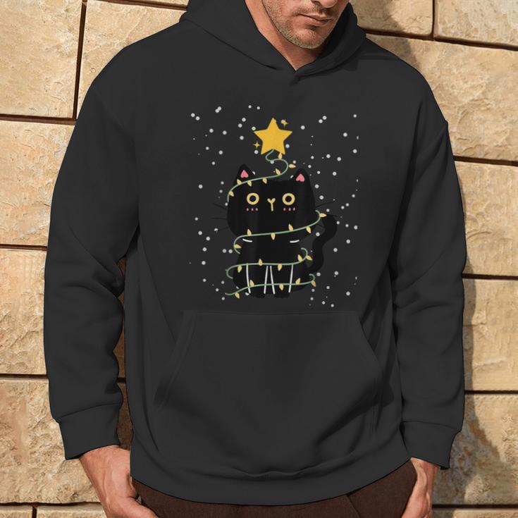 Cat Cat Lover Christmas Outfit Christmas Kapuzenpullover Lebensstil