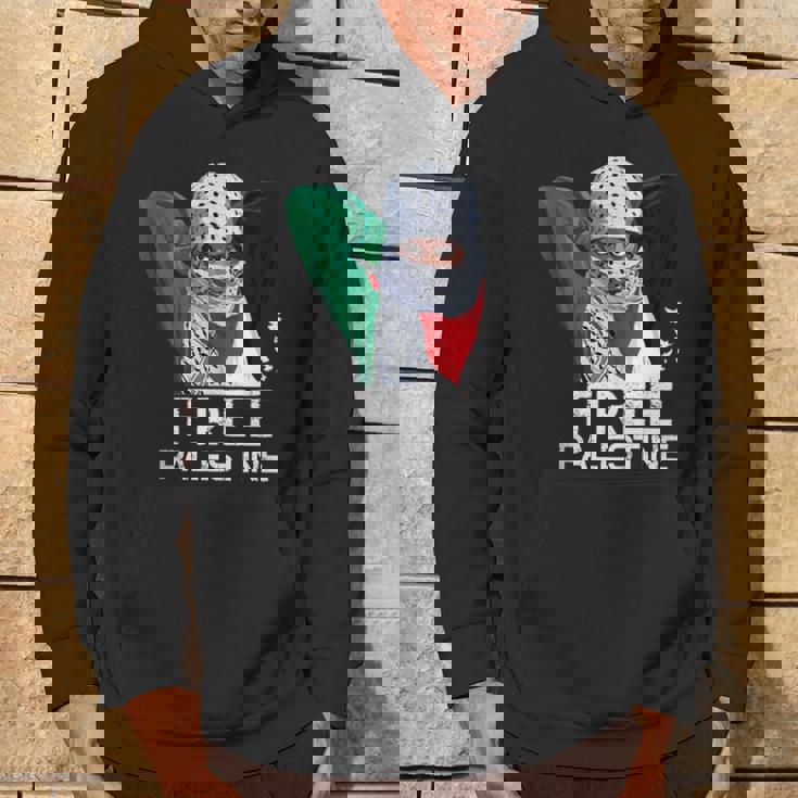 Chica Palestina Libre Palestina Bufanda Shemagh Sin Mangas Sudadera Estilo de vida