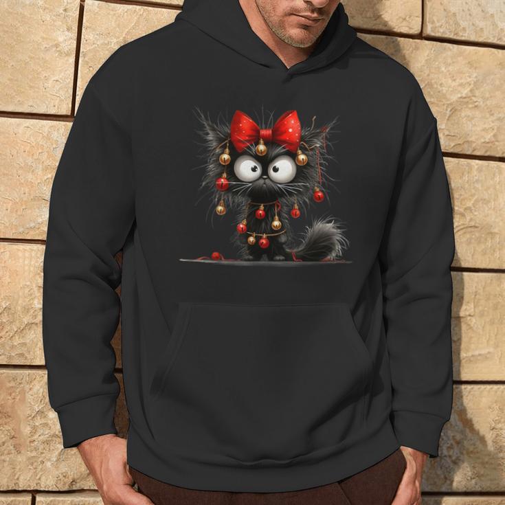 Christmas Grumpy Cat Cheeky Kapuzenpullover Lebensstil