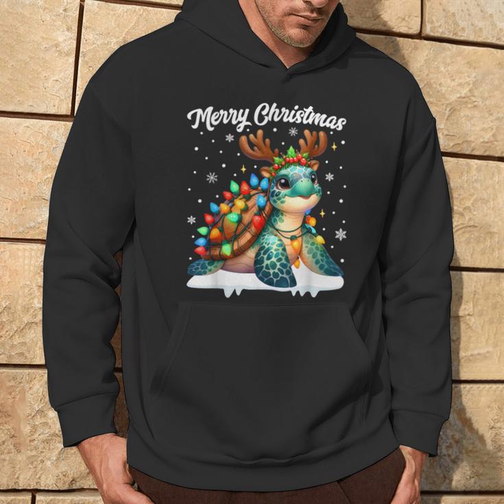 Christmas Outfit Christmas Jumper Turtle Christmas Kapuzenpullover Lebensstil