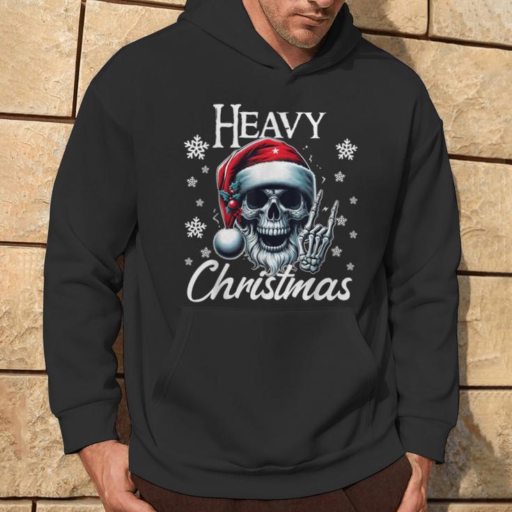 Christmas Skull Christmas Heavy Xmas Skeleton Kapuzenpullover Lebensstil