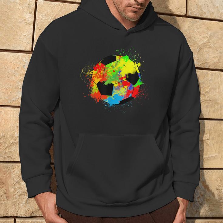 Colourful Football Ball Kapuzenpullover Lebensstil