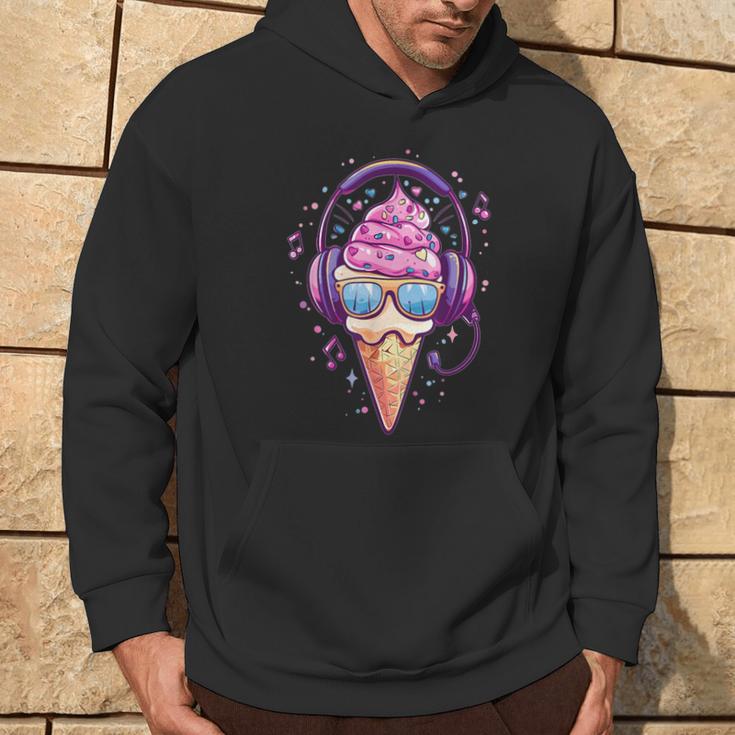 Cool Ice Cream With Sunglasses I Ice Cream Kapuzenpullover Lebensstil