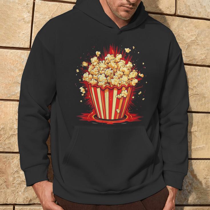 Cool Popcorn Container Kapuzenpullover Lebensstil