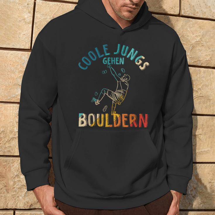 Coole Boys Go Bouldering Climbing Children's Kapuzenpullover Lebensstil