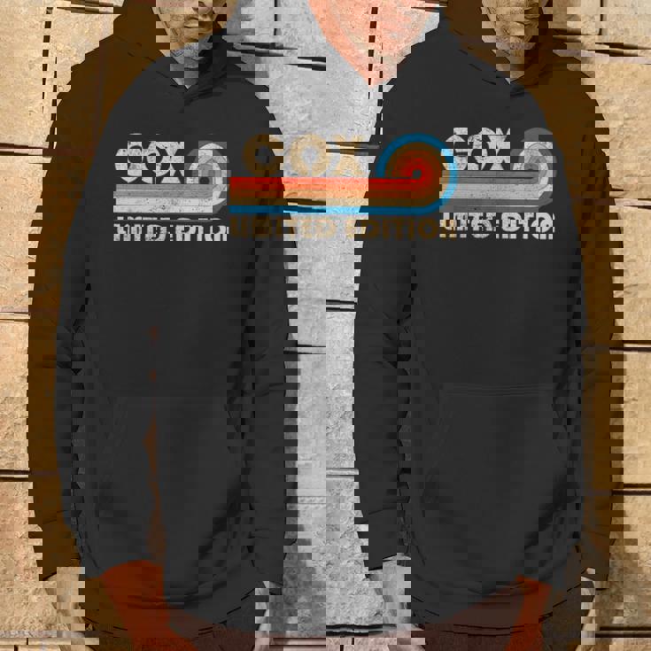 Cox Surname Retrointage 80S 90S Birthday Reunion Sweat à capuche Lifestyle