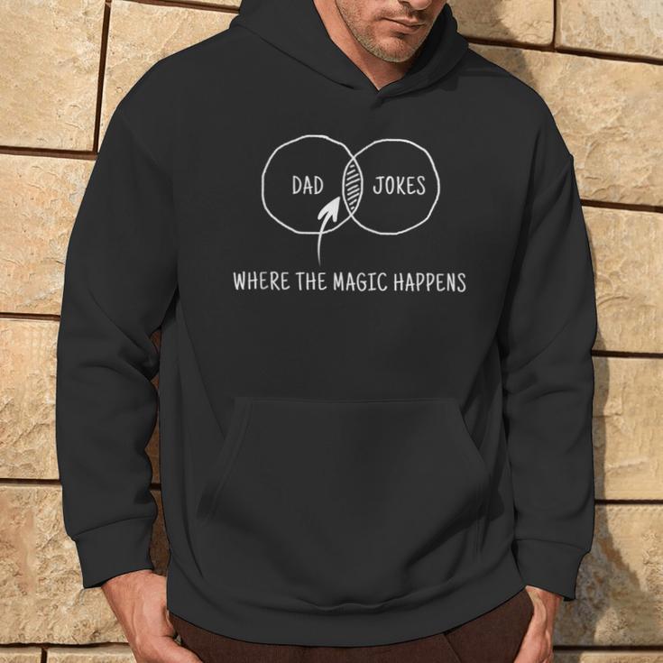 Dad Jokes Where The Magic Happens Kapuzenpullover Lebensstil