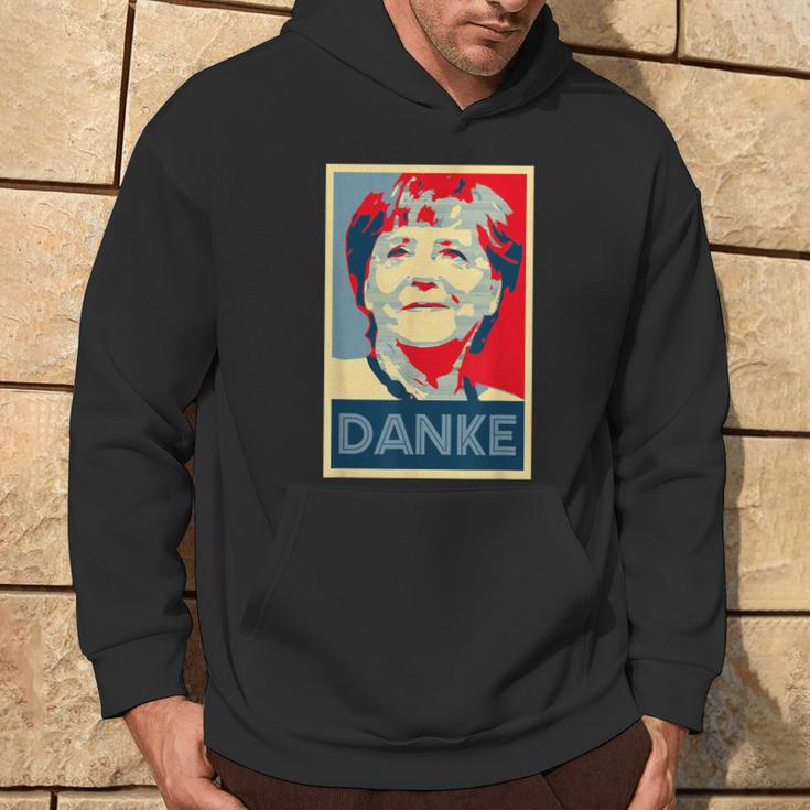 Danke Bundeskanzler Angela Merkel Kapuzenpullover Lebensstil