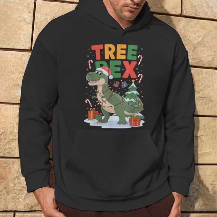 Dinosaur Christmas Jumper Xmas Tree Rex Pyjama Kapuzenpullover Lebensstil