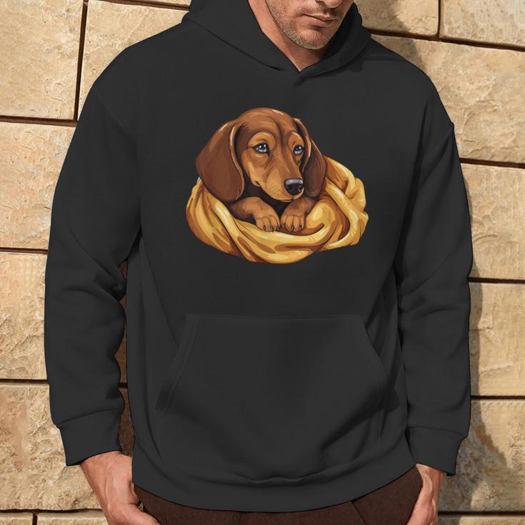 Dog Dachshund Official Favourite Sleeping Dachshund Kapuzenpullover Lebensstil