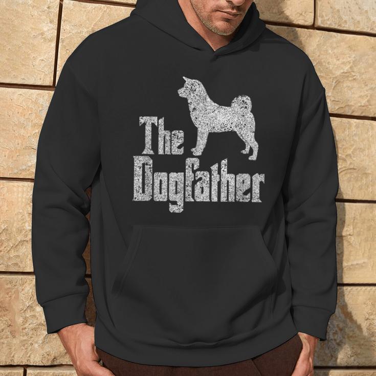 The Dogfather Akita Inu Dog Silhouette Kapuzenpullover Lebensstil