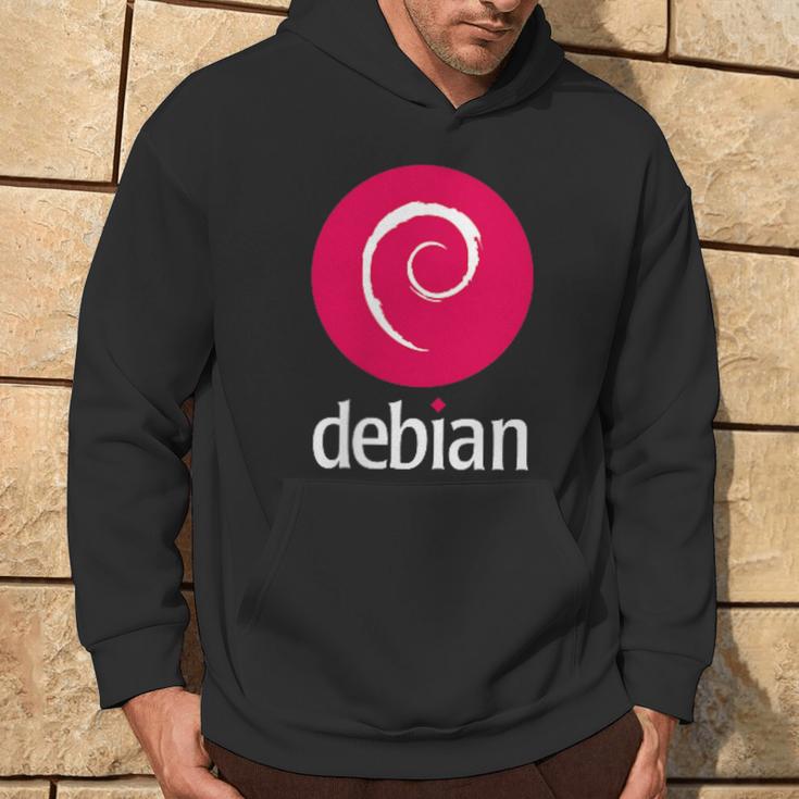 Double-Sided Debian Linux Software Of The Dedicated Community Kapuzenpullover Lebensstil