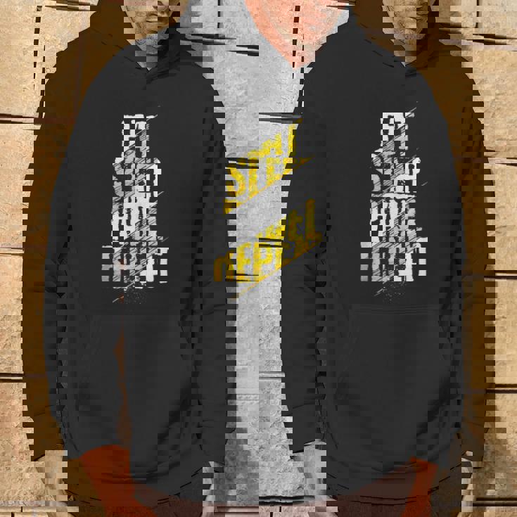 Eat Sleep Padel Repeat Padel Tennis Divertido Padelista Sin Mangas Sudadera Estilo de vida