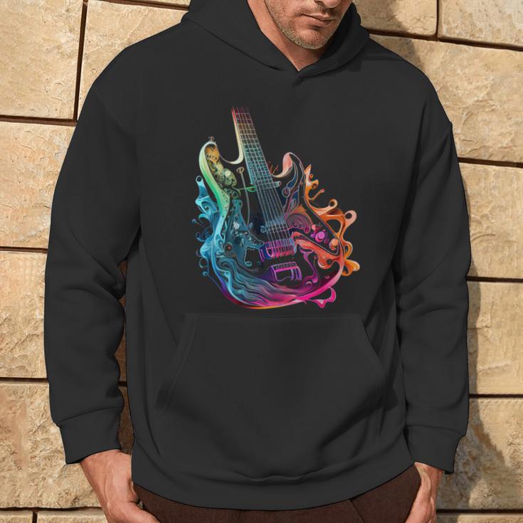 With Electric Guitar Kapuzenpullover Lebensstil