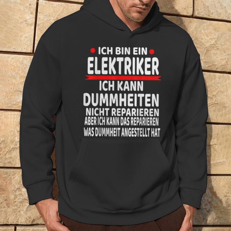 Electrician Humour Saying Electrician Kapuzenpullover Lebensstil