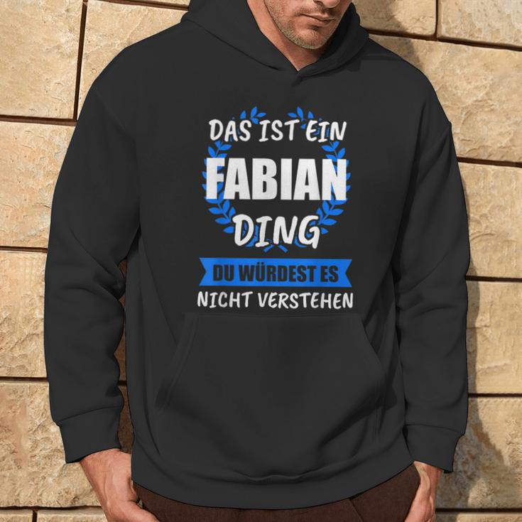 Fabian Name First Name Kapuzenpullover Lebensstil