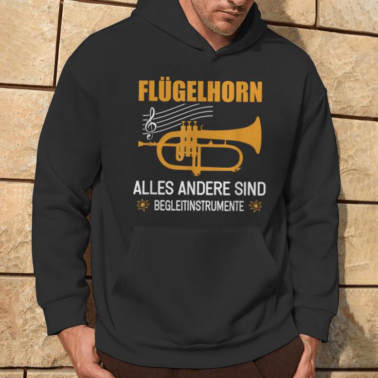 Flugelhorn Flügelhornist Instrument Slogan Kapuzenpullover Lebensstil