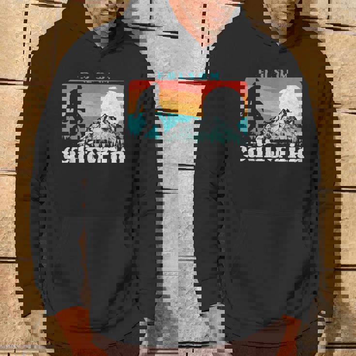 Folsom California Retro 80S Bigfoot Mountains Sweat à capuche Lifestyle