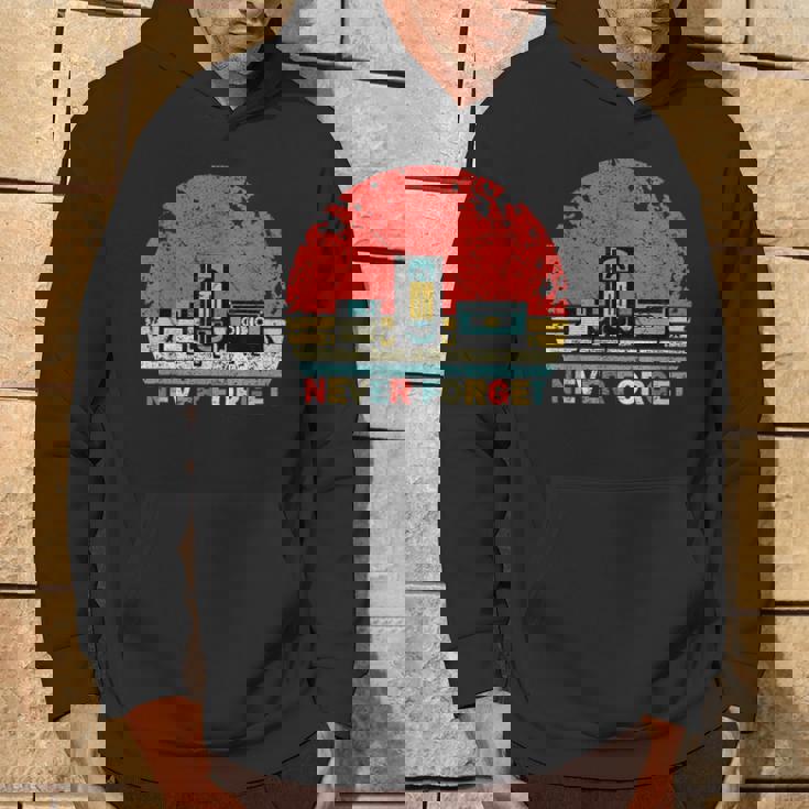 Never Forget Floppyhs Cassette Retrointage Divertido Sudadera Estilo de vida