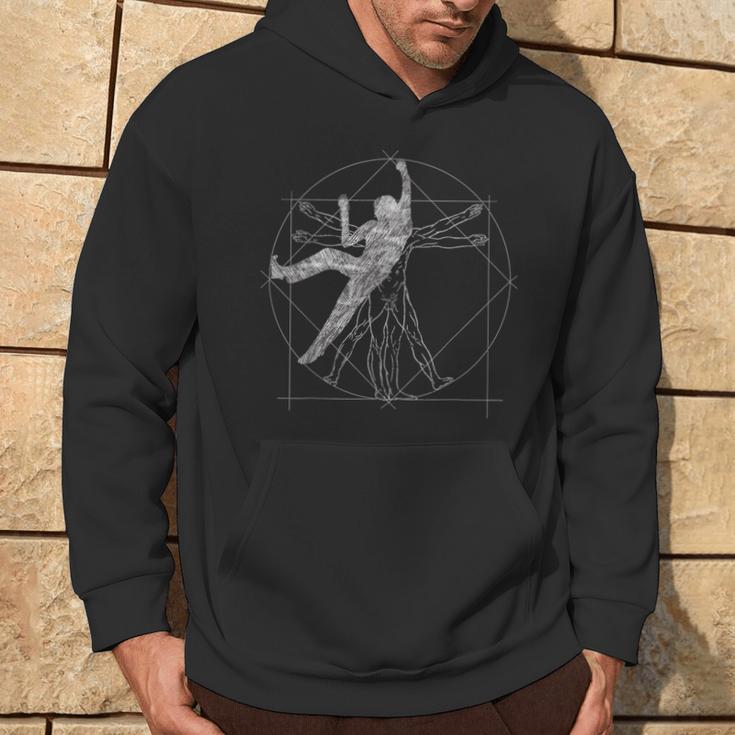 Freeclimberitruvian Man Climbing Bouldering Kapuzenpullover Lebensstil