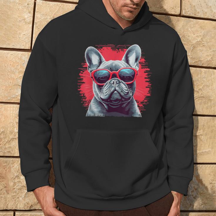 French Bulldog With Sunglasses Kapuzenpullover Lebensstil