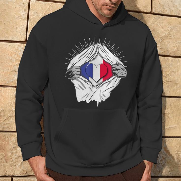 French Flag Home France Kapuzenpullover Lebensstil