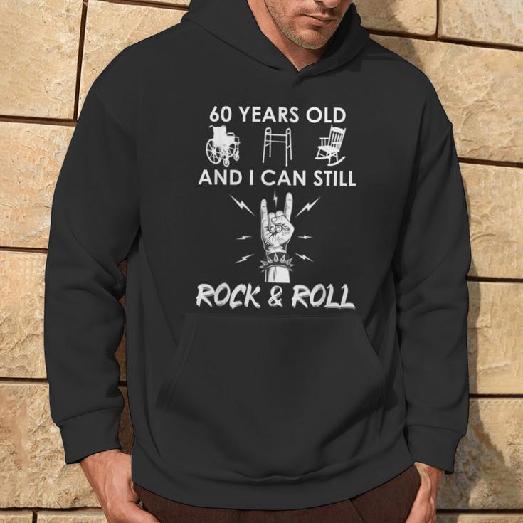 60Th Birthday Rock And Roll 60Th Birthday Gag Kapuzenpullover Lebensstil