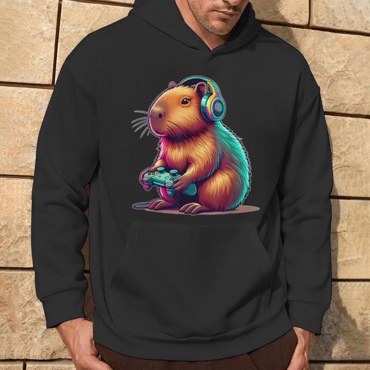 Capybara Gamerideo Games Lovers Capybara Kapuzenpullover Lebensstil