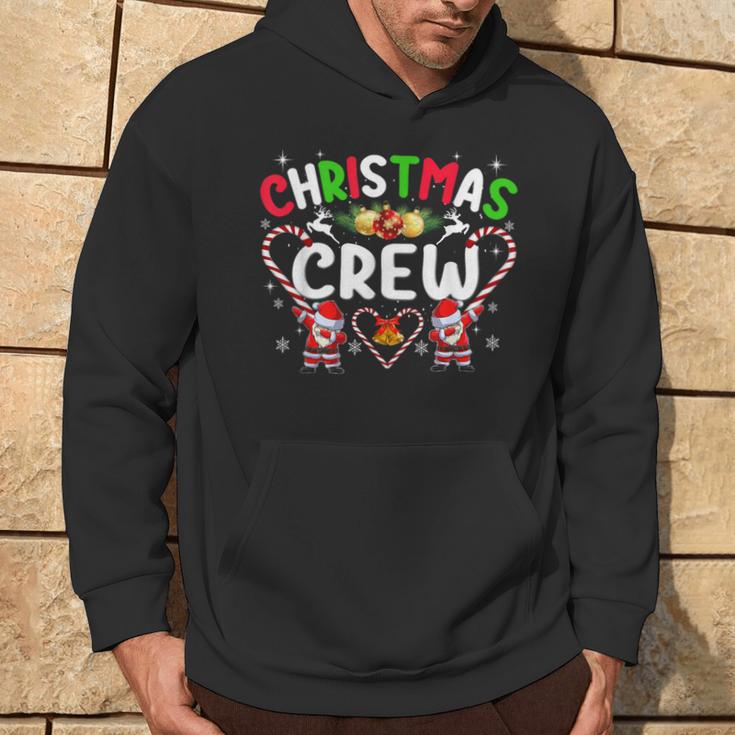 Christmas Crew Santa Dabbing Family Pyjamas Kapuzenpullover Lebensstil