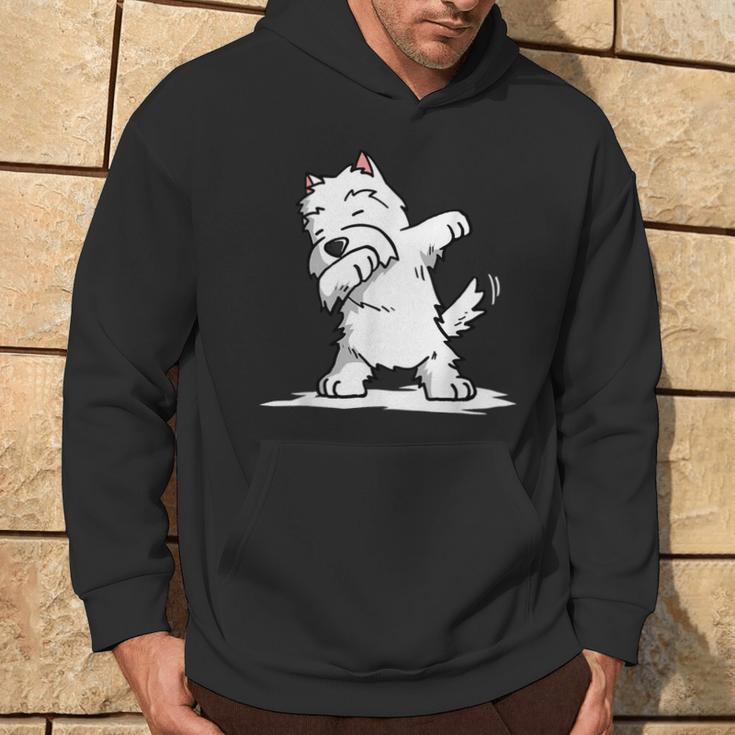 Gentle Westie Dog Dab Dance Kapuzenpullover Lebensstil