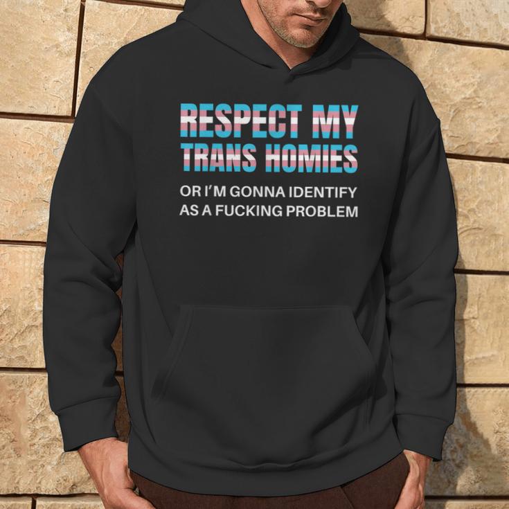 Respect My Trans Homies Gay Pride Month Lgbtq Equality Kapuzenpullover Lebensstil