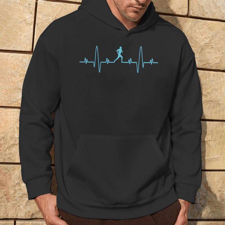 Running With Heartbeat For Runners And Joggers Cool S Kapuzenpullover Lebensstil