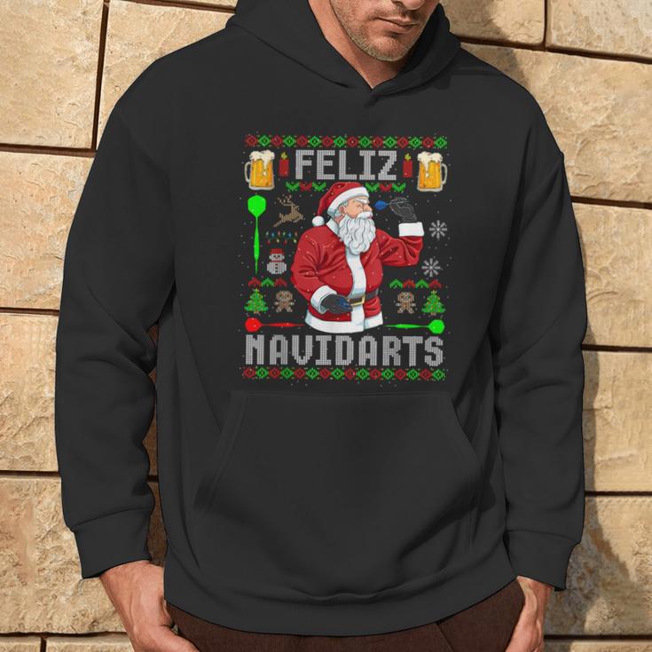 Ugly Christmas Darts Feliz Navidarts Kapuzenpullover Lebensstil