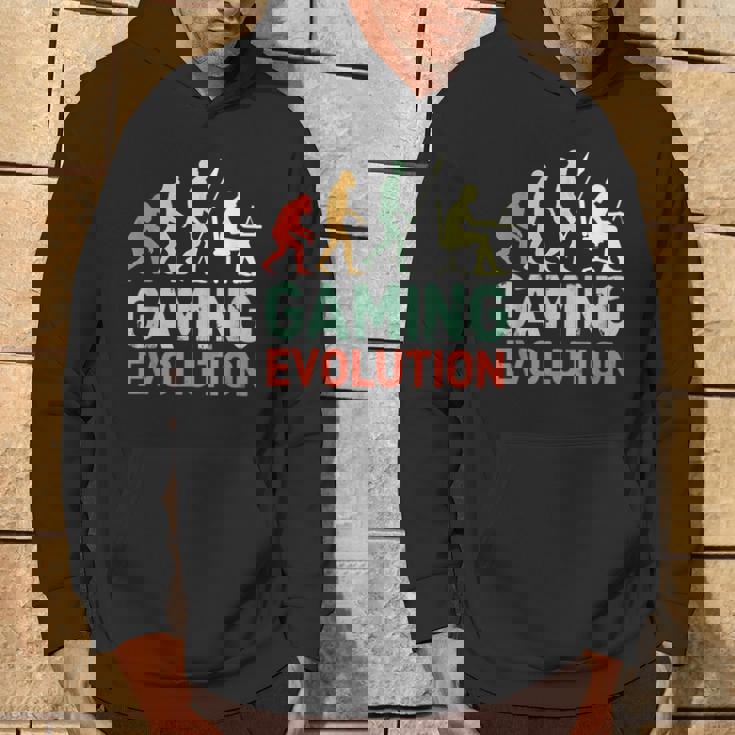 Gaming Evolution Humorideojuego Diciendo Divertido Gamers Sudadera Estilo de vida