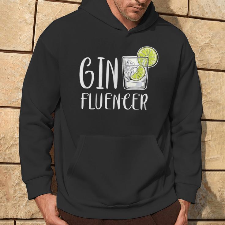 Ginfluencer Cocktail Gin Tonic Juniper Schnapps Alcohol Kapuzenpullover Lebensstil