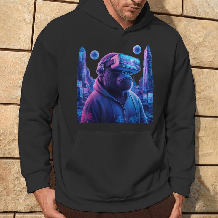 Gorillar Gamer Tag Gorilla Monkeyr Gamer Kapuzenpullover Lebensstil