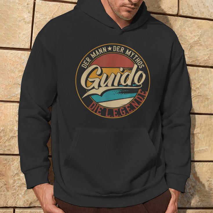 Guido The Man Of Mythos The Legend First Name Kapuzenpullover Lebensstil