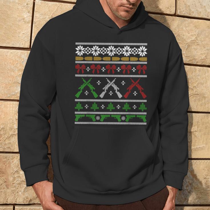 Guns For Christmas Ugly Sweater Gun Right Hunting Military Kapuzenpullover Lebensstil