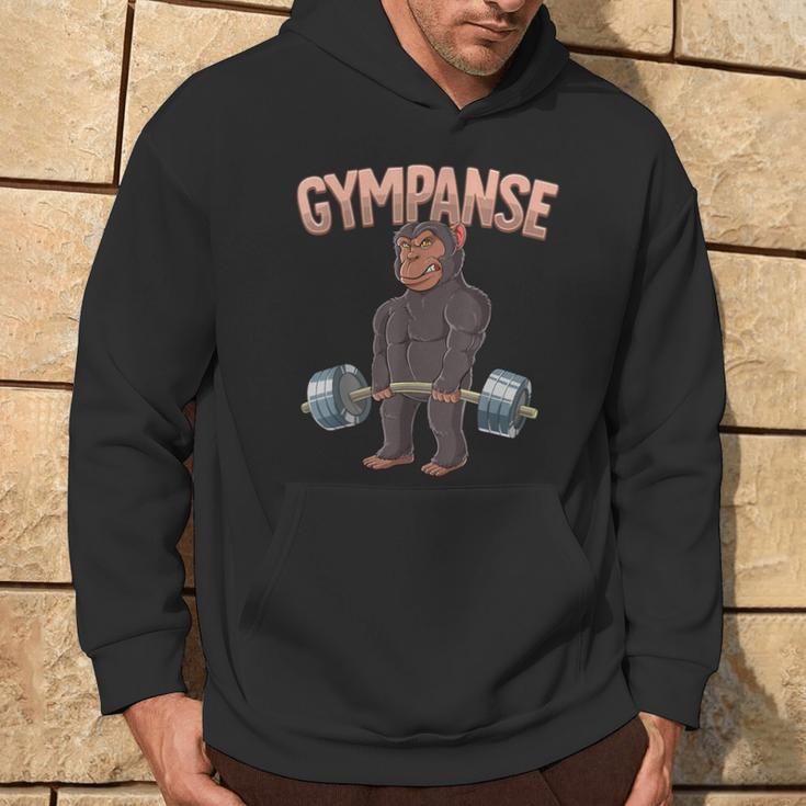 Gympanse Bodybuilding Fitness Gym Kapuzenpullover Lebensstil