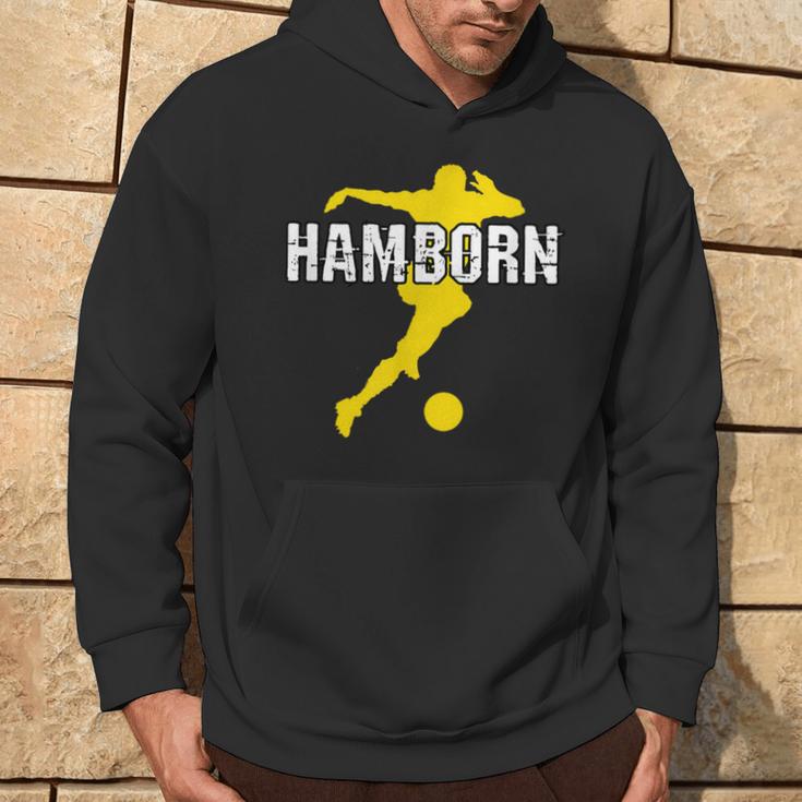 Hamborn Football Kicken Fan Nrw Stadium Yellow Kapuzenpullover Lebensstil