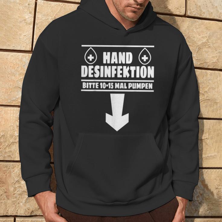 Hand Disinfection Sex Slogan Kapuzenpullover Lebensstil