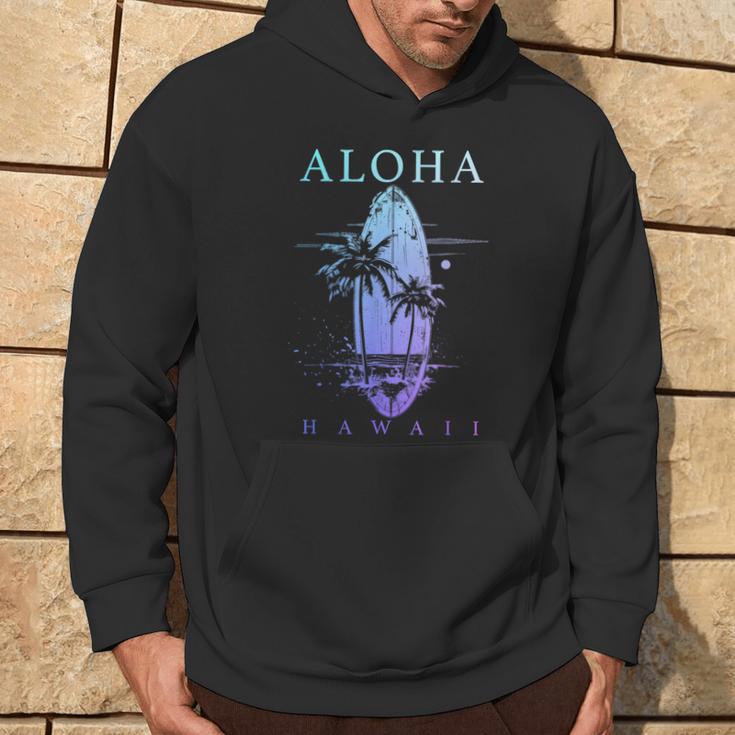 Hawaii Surf Hawaii Aloha Maui Konaintage Surfer Kapuzenpullover Lebensstil