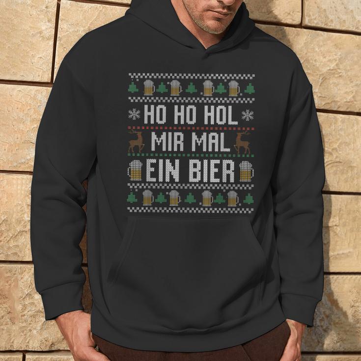 Ho Ho Hol Mir Mal Ein Bier Christmas Kapuzenpullover Lebensstil