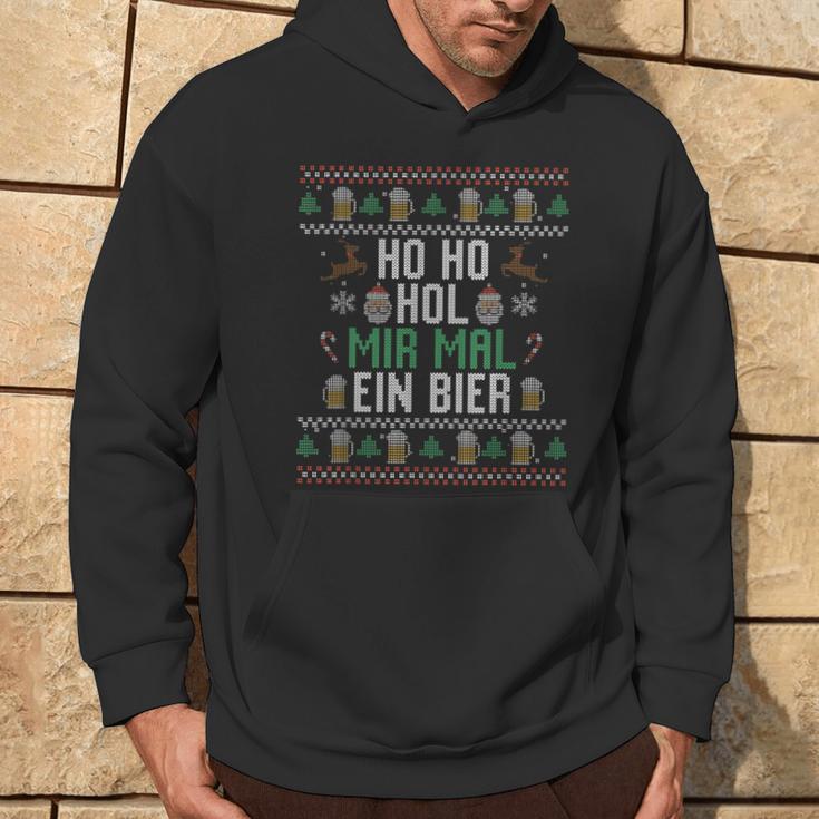 Ho Ho Hol Mir Mal Ein Bier Christmas Kapuzenpullover Lebensstil