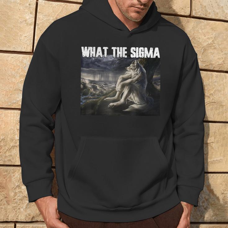 Human By Chance Alpha By Choice Cringe Werewolf Meme Kapuzenpullover Lebensstil