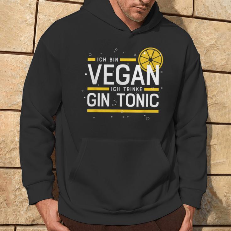 Ich Binegan Ich Trinke Gin Tonic X Lecker Gin Kapuzenpullover Lebensstil