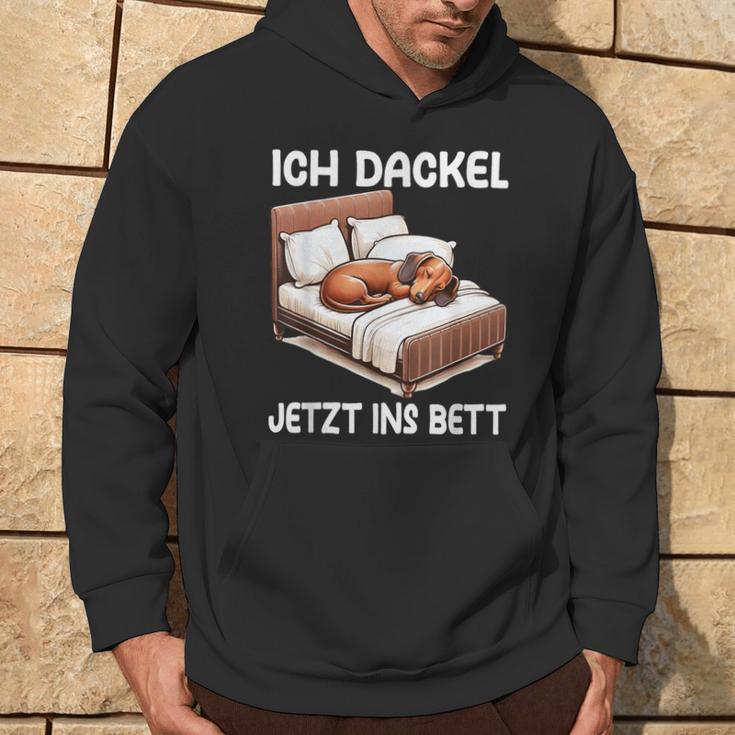 Ich Dachshund Jetzt Ins Bett Sleep Pyjama Kapuzenpullover Lebensstil